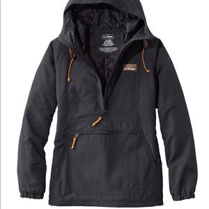 Classic Black LL Bean Anorak Insulated Size M